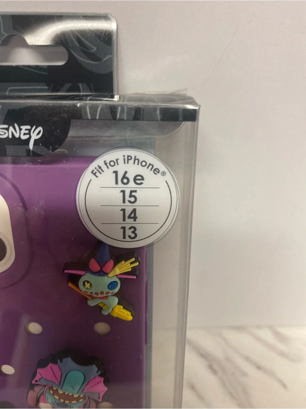 Disney Purple Halloween Charm iPhone Case with Polka Dots